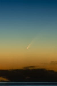 Comet C/2024 G3 (ATLAS) Comet C/2024 G3 ATLAS with starry sky backdrop – astrophotography by Junrui Ye