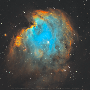 Monkey Head Nebula (NGC 2174) – astrophotography by Junrui Ye