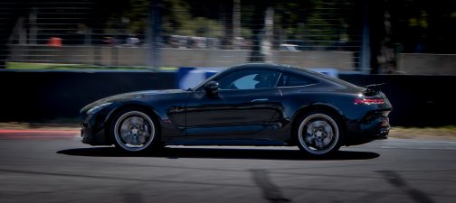 Mercedes AMG GT 63 with driver Bottas – motorsport photography by Junrui Ye