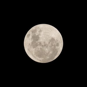 2025.5.12 Micro Full Moon Micro full moon with surface detail – astrophotography by Junrui Ye