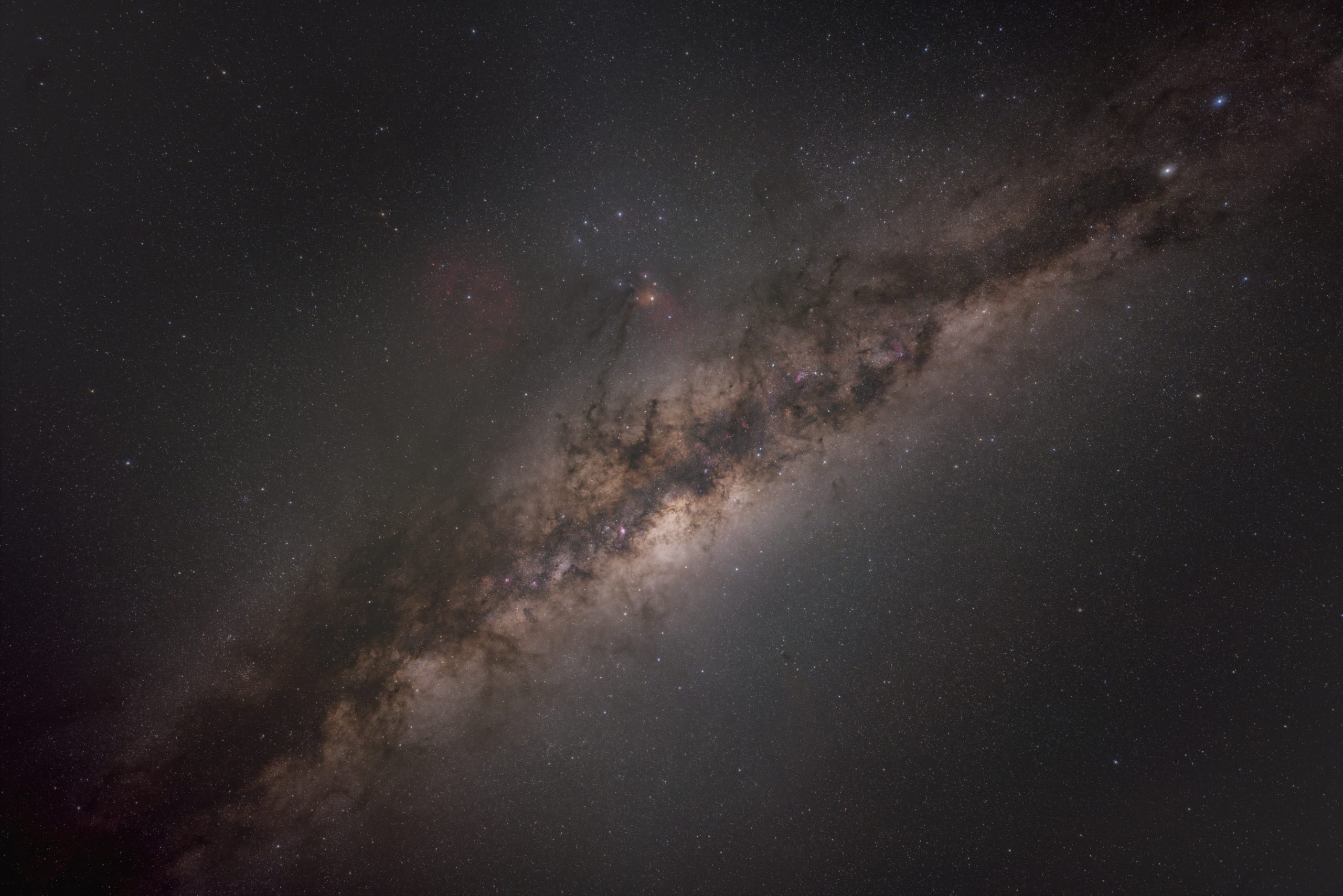 Milky Way Arch Panorama, 2025.5.5 River Murray Milky Way arch panorama over landscape – starry sky photography by Junrui Ye