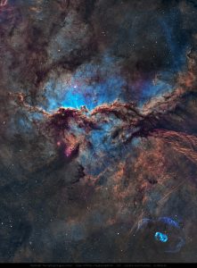 The Fighting Dragons of Ara (NGC6188) – astrophotography by Junrui Ye