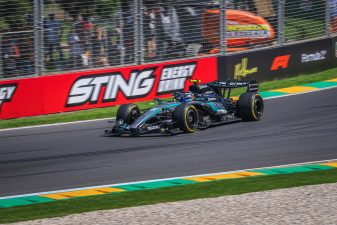 Kimi Antonelli driving Formula 1 car during Melbourne Grand Prix