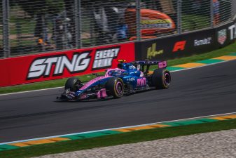 Franco Colapinto driving Formula 1 car during Melbourne race