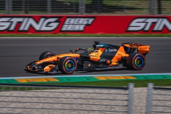Oscar Piastri driving McLaren Formula 1 car during Melbourne Grand Prix