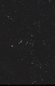 Abell 2151, the Hercules Galaxy Cluster, showing hundreds of distant galaxies captured through deep-sky astrophotography.