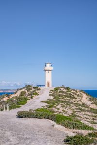 Cape Spencer Lighthouse, Yorke Peninsula Cape Spencer Lighthouse standing on the southern headland of Innes National Park, Yorke Peninsula, South Australia.